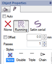 Outline Parameter in the Tool Options palette
