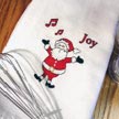 Singing Santa Kitchen Towel